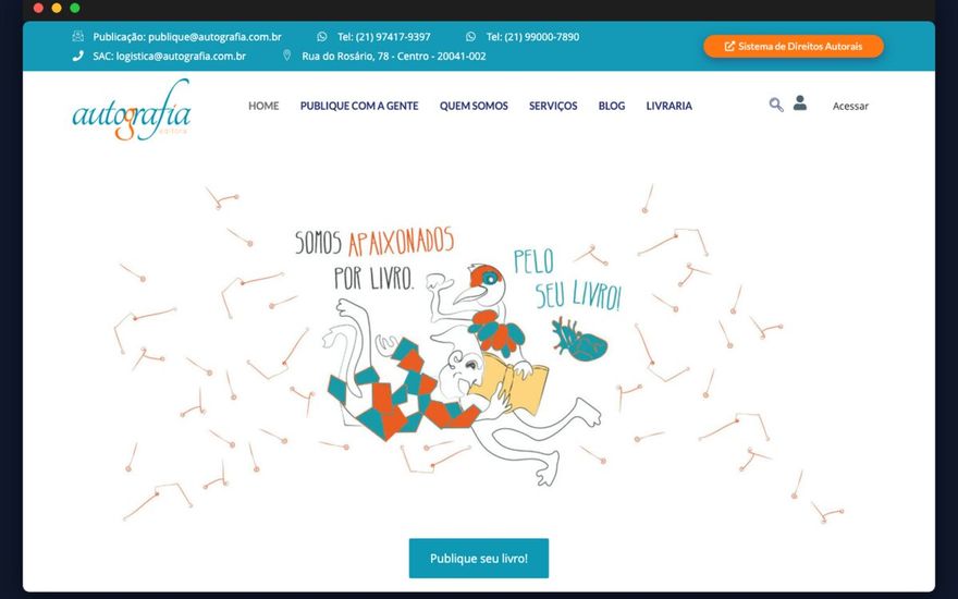Site da Autografia